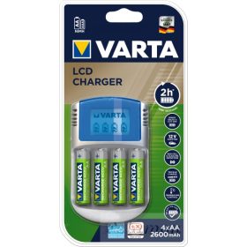 Varta LCD töltő 4x2600mAh