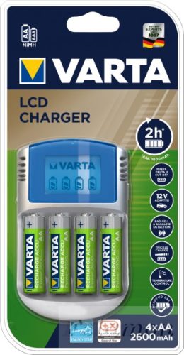 Varta LCD töltő 4x2600mAh