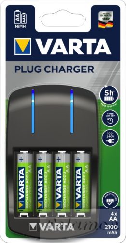 Varta Plug töltő 4x2100mAh AA