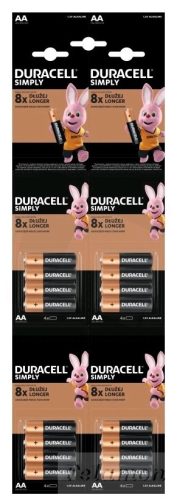 Duracell Kartella AA 4x4