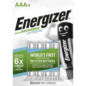 Energizer akkumulátor  4AAA  800mAh
