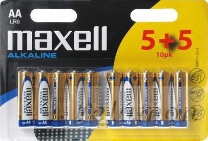 Maxell Alkaline   AA 5+5