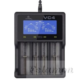 XTAR VC4 akkutöltő 4db lithium akkuhoz
